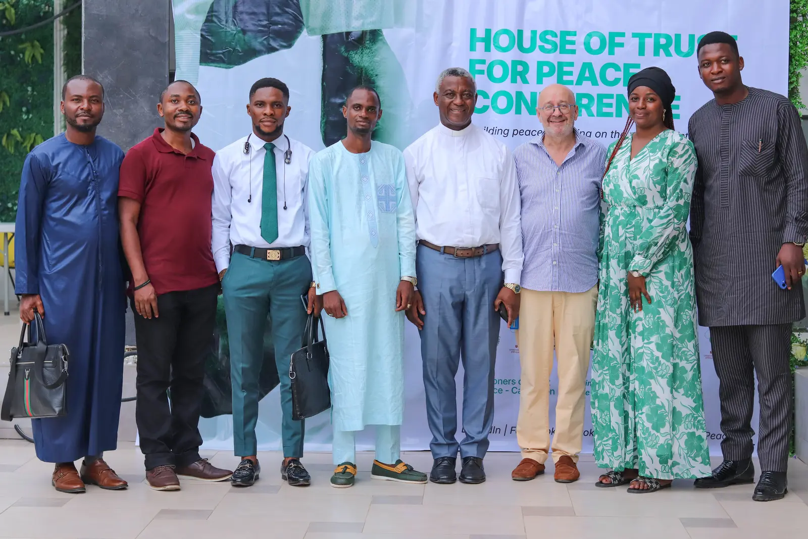 House of Trust for Peace facilitators and partners gathered after the Buea workshop
